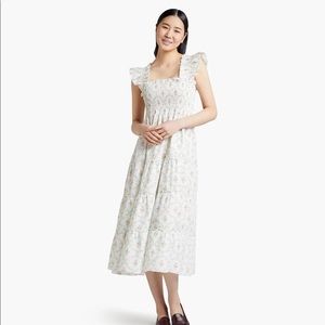 Hill House Home The Ellie Nap Dress Pastel Trellis